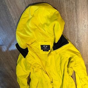 Oakley Ski Snowboarding Jacket Yellow Regular Fit Size S